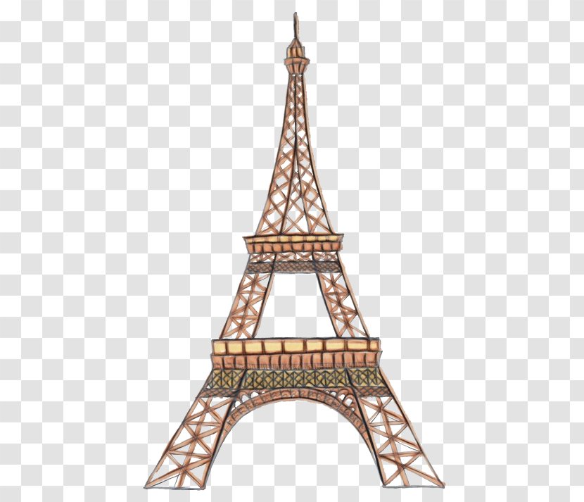 Eiffel Tower Drawing - Metal Steeple Transparent PNG