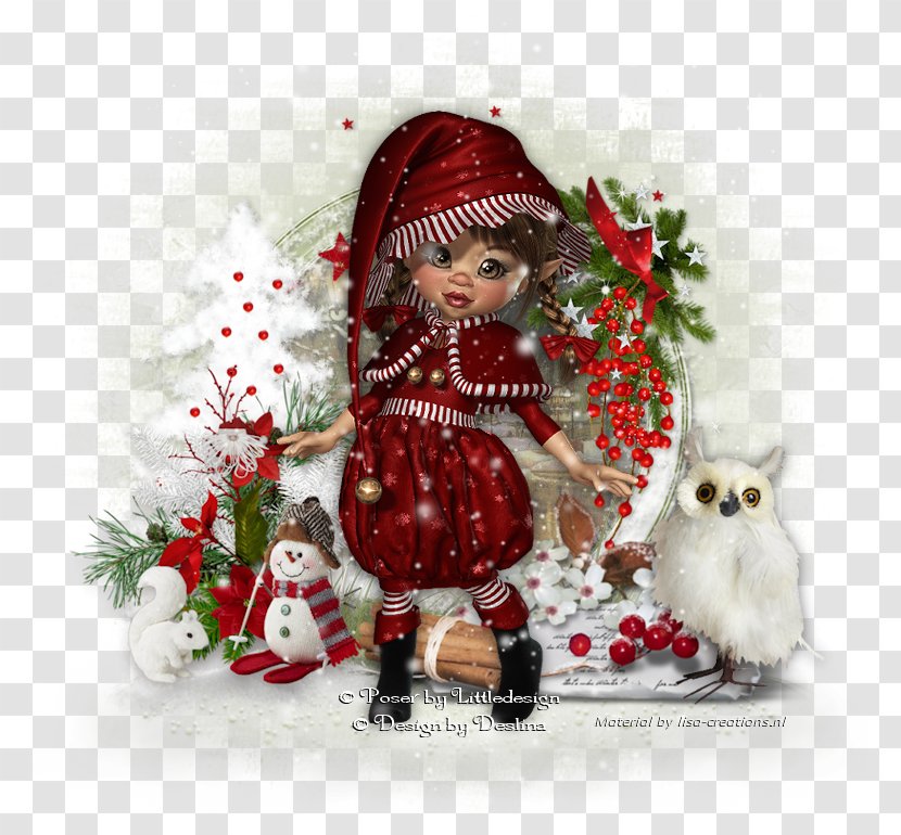 Christmas Ornament Tree Doll - Winter Tutorial Transparent PNG