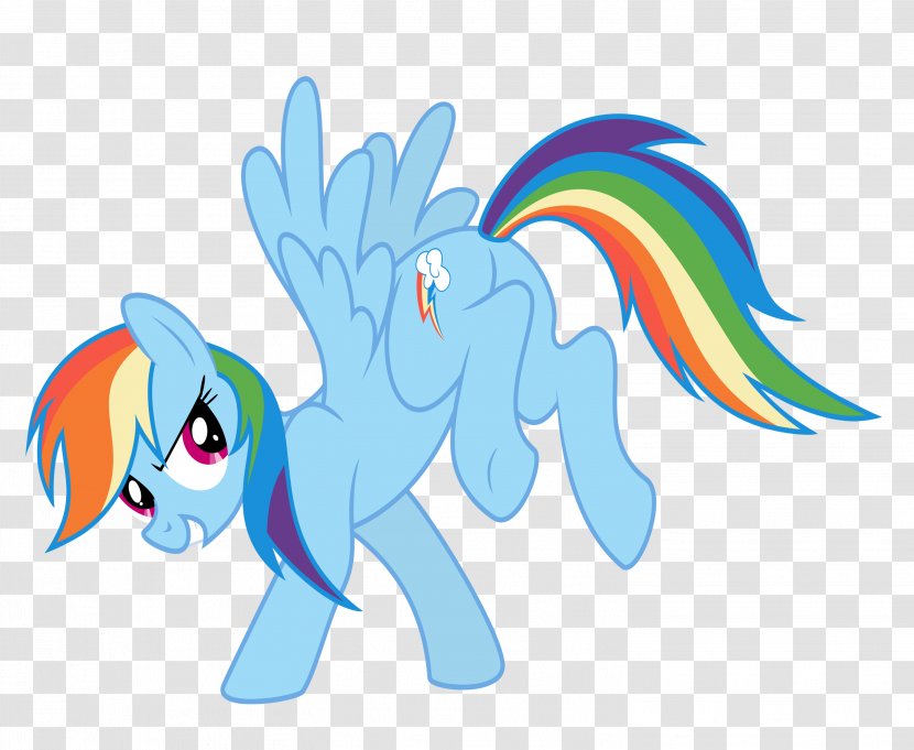 Pony Rainbow Dash - Cartoon Transparent PNG
