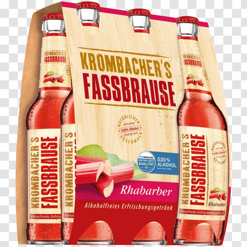 Krombacher Brauerei Fassbrause Pilsner Veltins Brewery Drink - Ketchup Transparent PNG