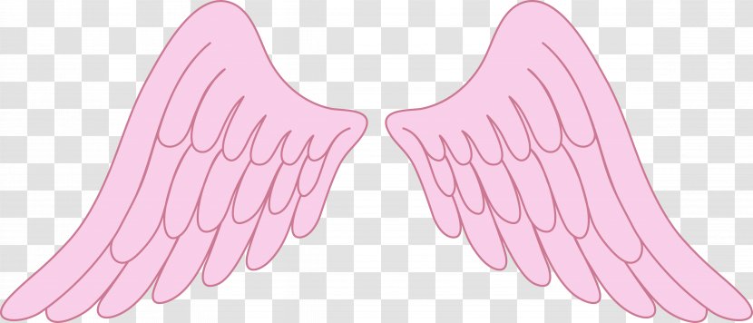 Pink Drawing Clip Art - Heart - Wings Transparent PNG