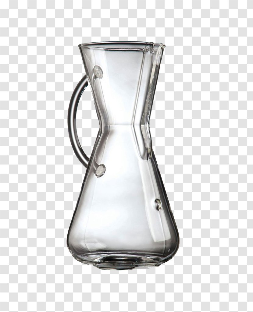 Chemex Coffeemaker Six Cup Glass Handle Three Classic - Ten - Coffee Transparent PNG