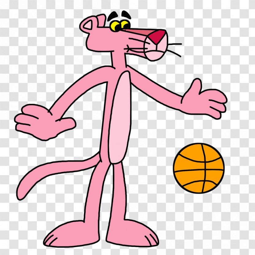 The Pink Panther Drawing Cartoon Clip Art - Silhouette Transparent PNG