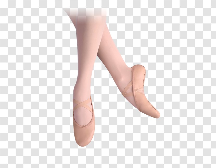 Ballet Shoe Leather Pointe Technique Lining - Flower - Slippers Transparent PNG