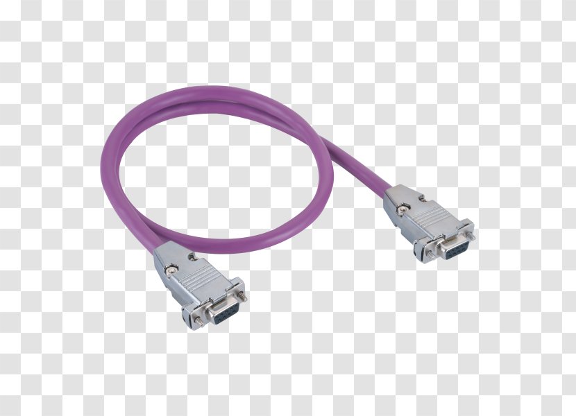 Serial Cable Electrical Connector Profibus D-subminiature - Displayport - Fieldbus Transparent PNG