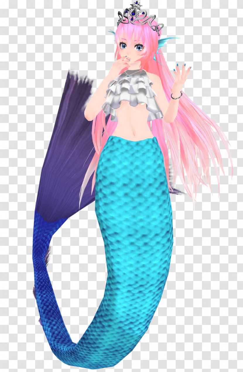 Mermaid Megurine Luka Merman Siren Legendary Creature - Mythical Transparent PNG