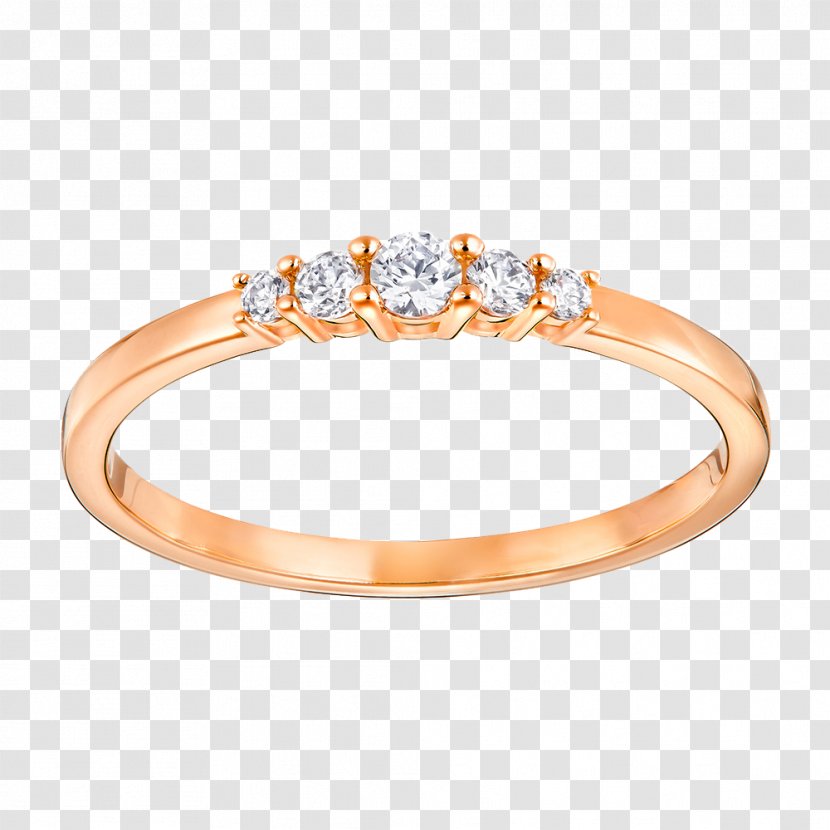 Earring Swarovski AG Jewellery Gold Plating - Fashion Diamond Ring Transparent PNG
