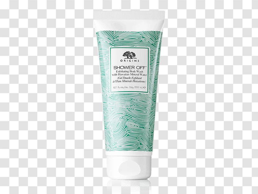 Exfoliation Shower Gel Origins Cosmetics Bathing - Moisturizer - Mineral Water Transparent PNG