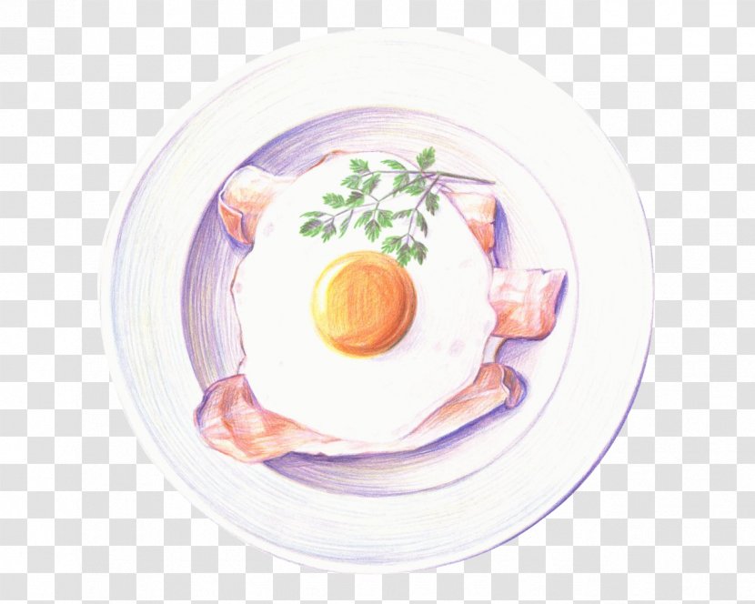 Breakfast Japanese Cuisine Food Colored Pencil Drawing Transparent PNG