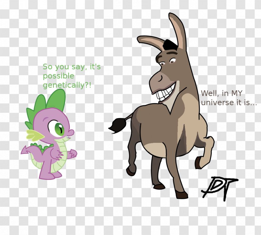 Horse Spike Pony Rarity Donkey - Deer Transparent PNG