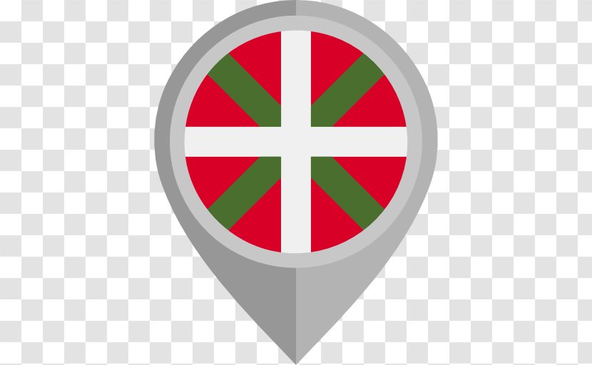 Basque Country Flag Ikurriña Symbol - Heart Transparent PNG