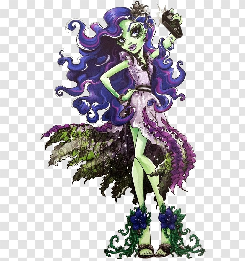 Monster High Amanita Nightshade Doll Draculaura Toy - Cleo De Nile Transparent PNG
