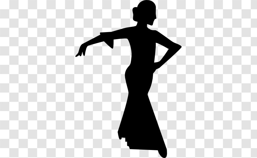 Dance Flamenco Silhouette - Drawing Transparent PNG