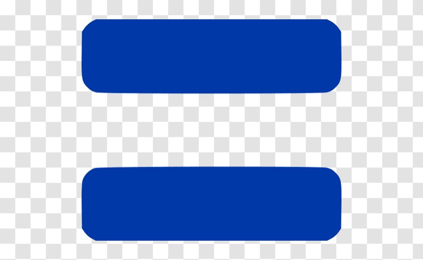 Blue Equals Sign Clip Art - Azure - Symbol Transparent PNG