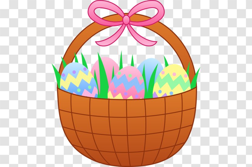 Easter Basket Egg Clip Art Transparent PNG
