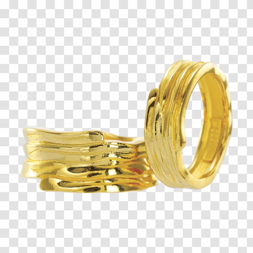 Gold Wedding Ring Bangle 01504 - Material Transparent PNG