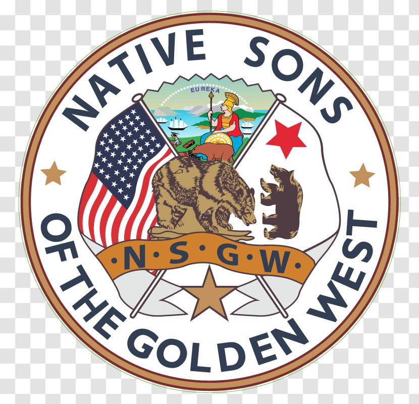 Native Sons Of The Golden West San Francisco Sonoma Americans In United States Organization - Charitable - Emblem Transparent PNG