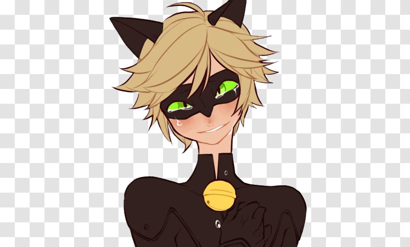 Adrien Agreste Black Cat Marinette Dupain-Cheng Kitten - Watercolor Transparent PNG