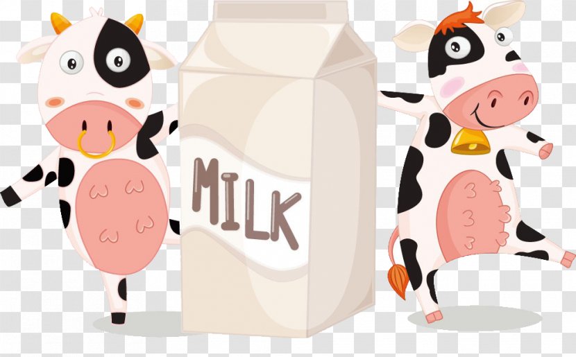 Milk Dairy Cattle Carton - Photo On A - Cow Transparent PNG