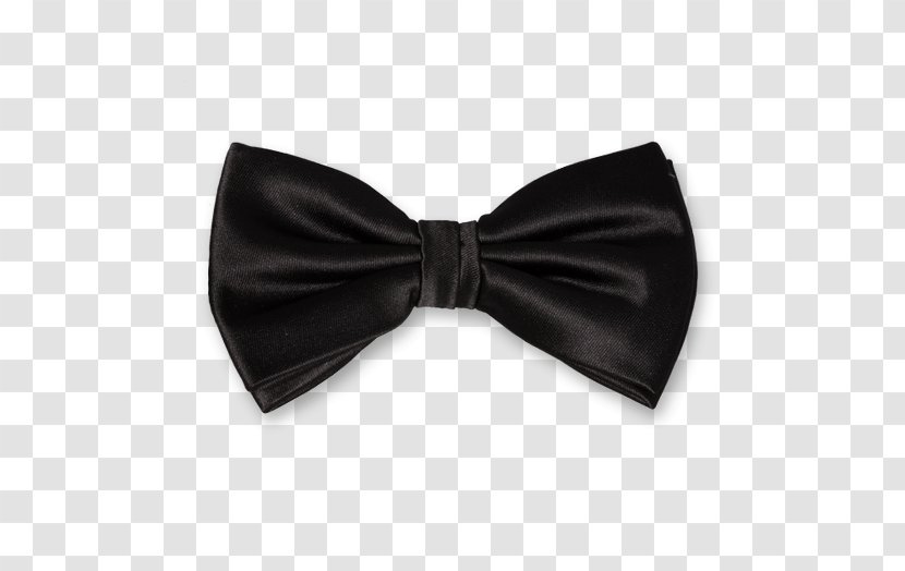 Bow Tie Necktie Einstecktuch Satin Suit - Black Transparent PNG