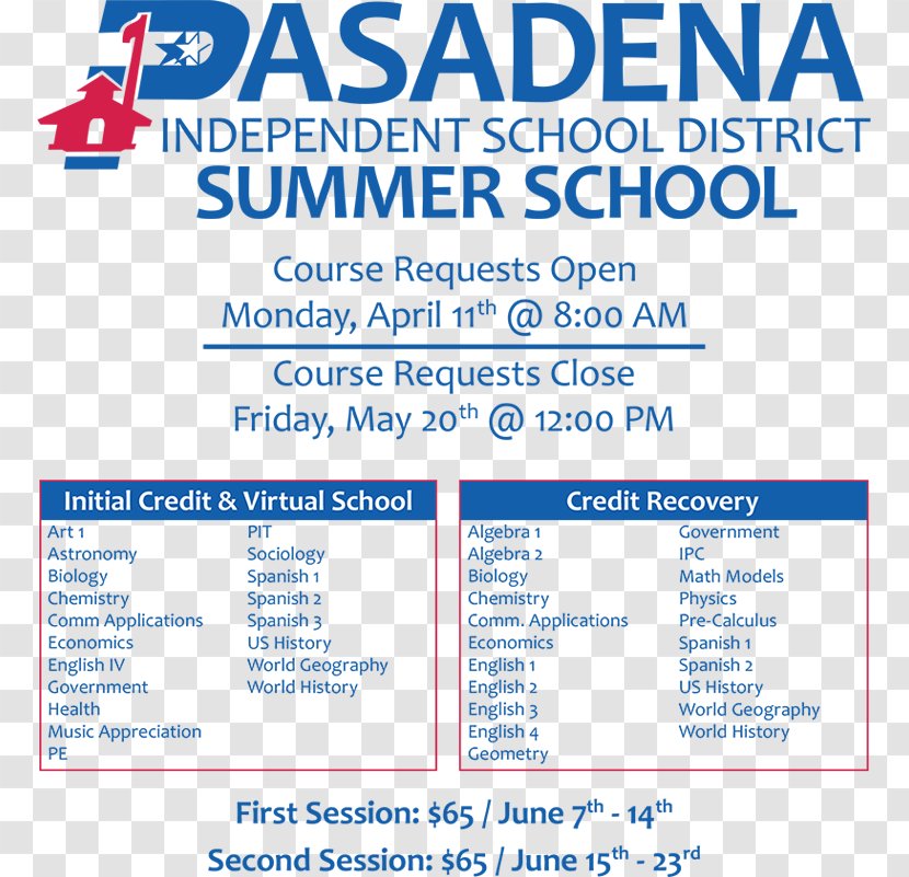 Pasadena Independent School District Web Page Material Line - Online Advertising - Flyer Transparent PNG