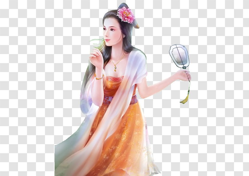 China Woman Japan Female Art - Heart Transparent PNG