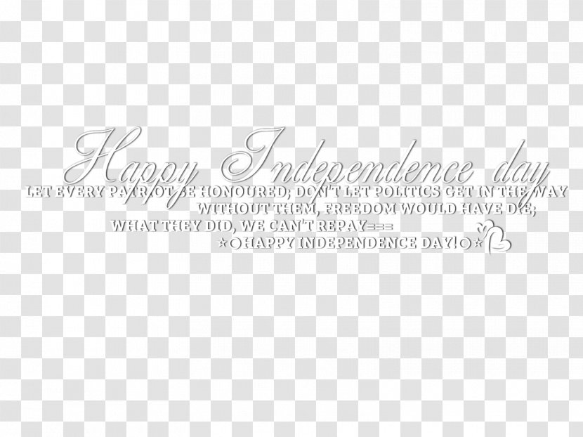 Logo Font Brand Line Document - Happy Independence Day Transparent PNG