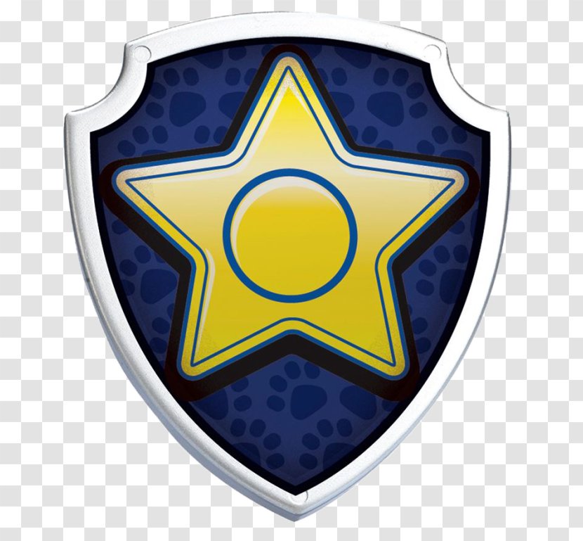 Chase Bank Badge Police Birthday - Brand - Paw Patrol Transparent PNG