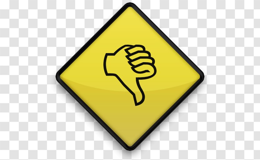 Thumb Signal Symbol Clip Art - Royaltyfree - Thumbs Down Transparent PNG