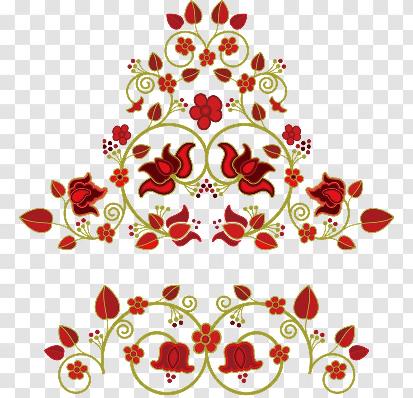 Floral Design Clip Art - Christmas Transparent PNG
