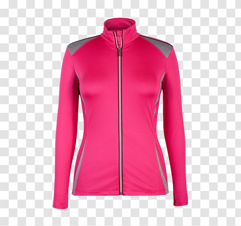 T-shirt Clothing Sweater Hoodie Jacket - Pink Transparent PNG