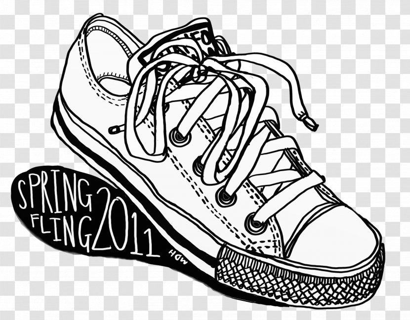 T-shirt Converse Shoe Drawing Sneakers - Monochrome Transparent PNG