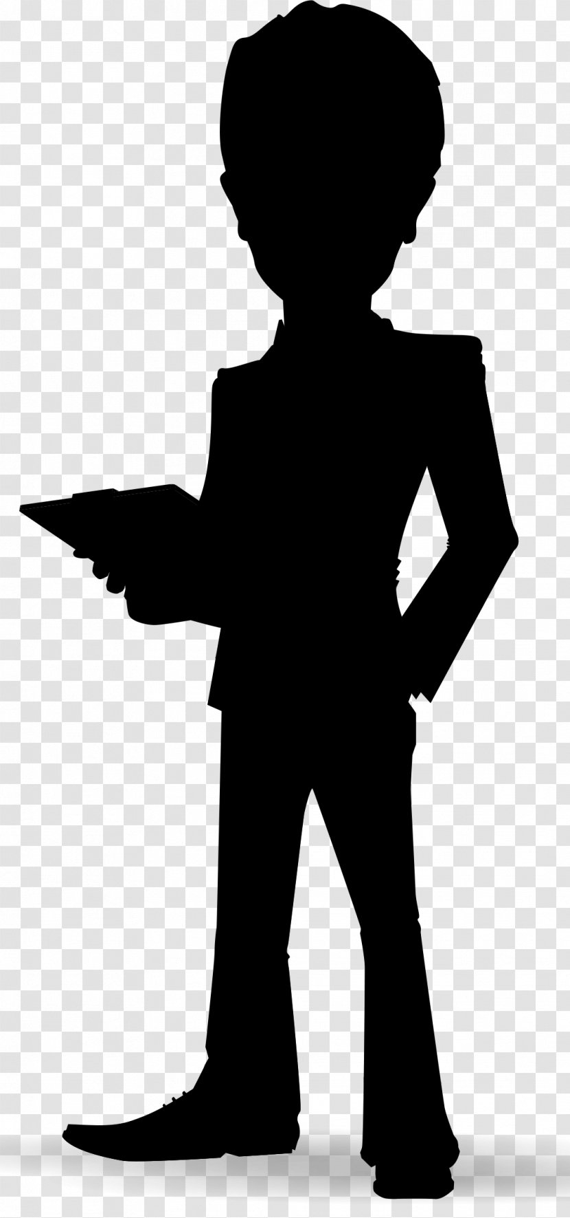 Clip Art Human Silhouette Black Image - Shoulder - Blackandwhite Transparent PNG