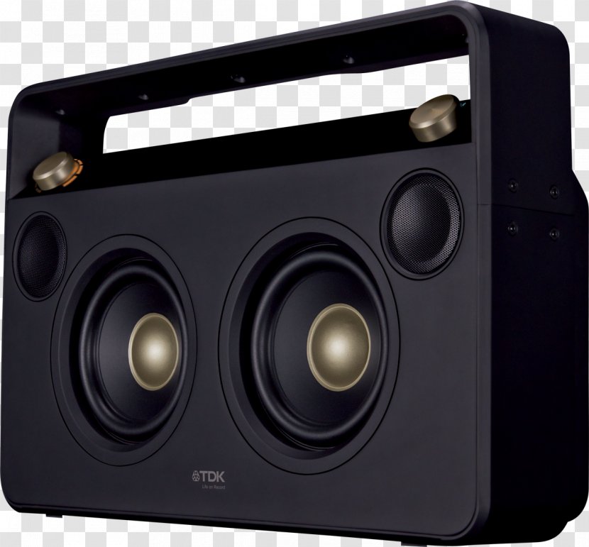Loudspeaker Wireless Speaker Tdk Life On Record 77000015360 3speaker Boombox Audio System - Bluetooth Transparent PNG