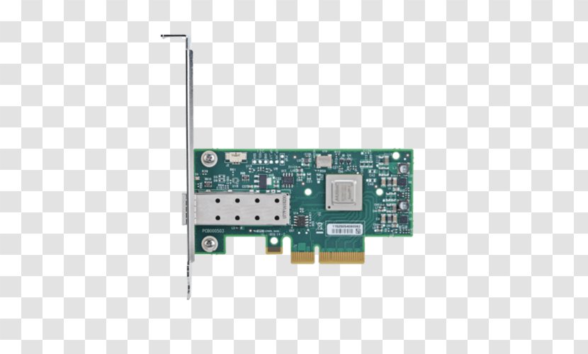 Network Cards & Adapters Computer 10 Gigabit Ethernet PCI Express - Small Formfactor Pluggable Transceiver Transparent PNG