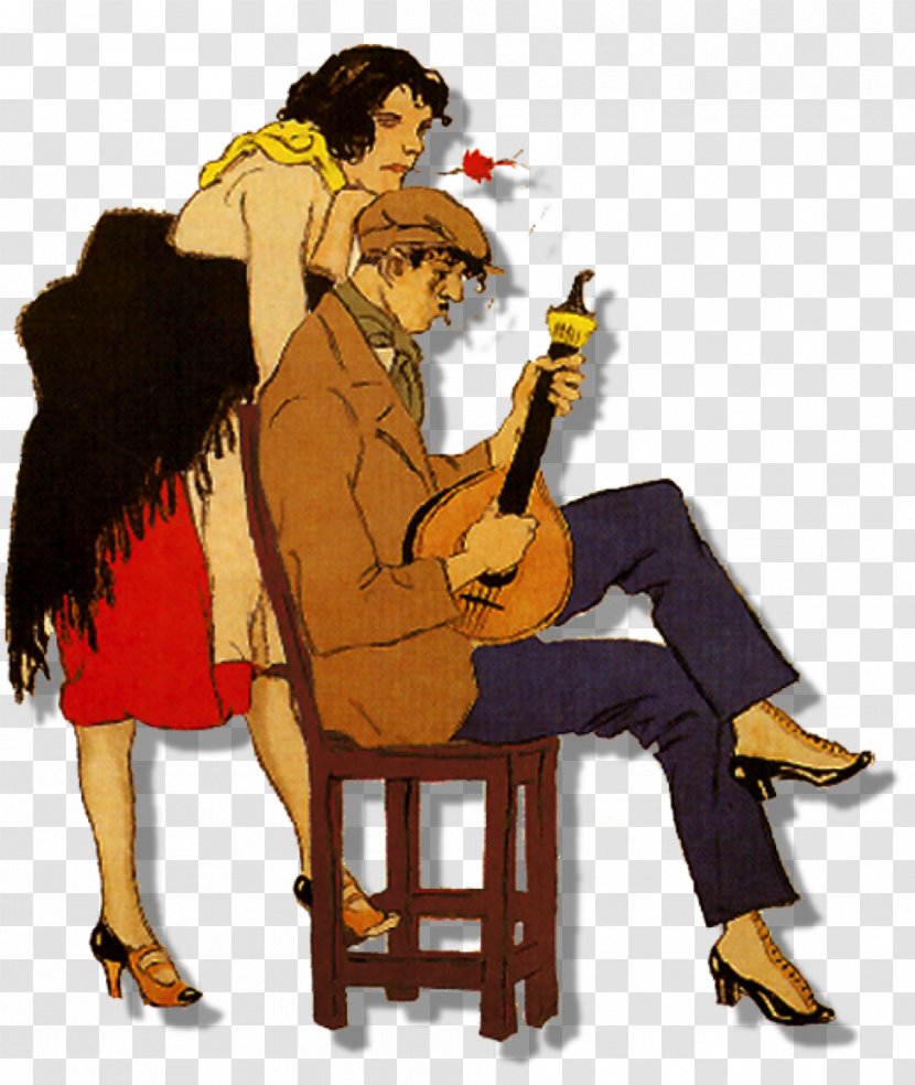 Portugal National Stereotypes Portuguese Guitar Fado - Sitting - European And American Women Transparent PNG