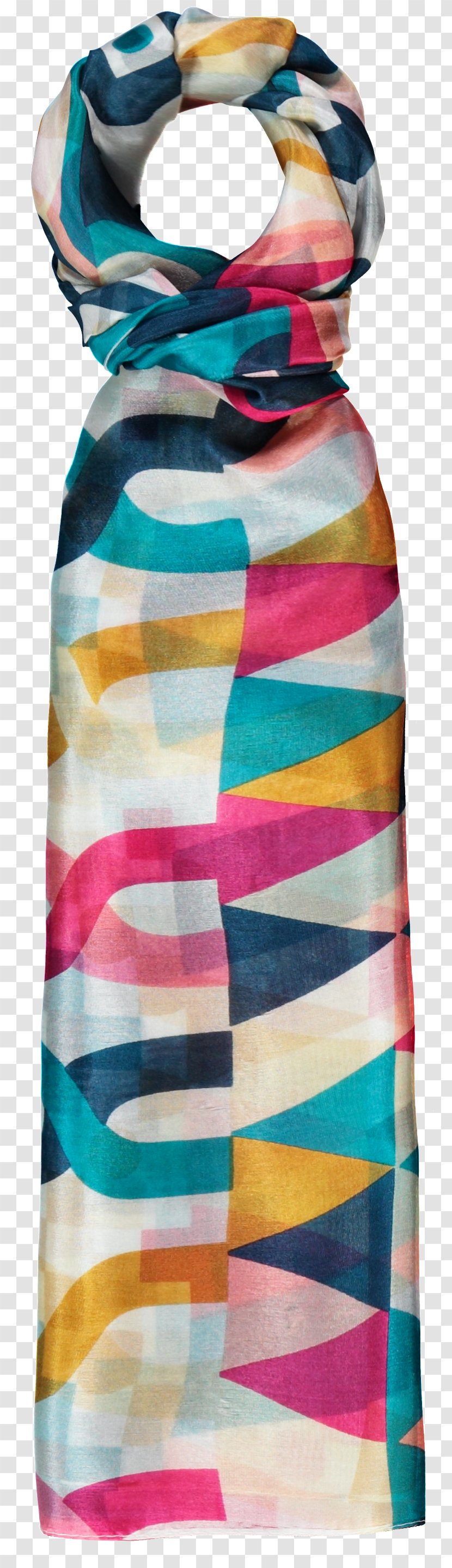 Scarf Stole Dress - Clothing - Silk Print Transparent PNG
