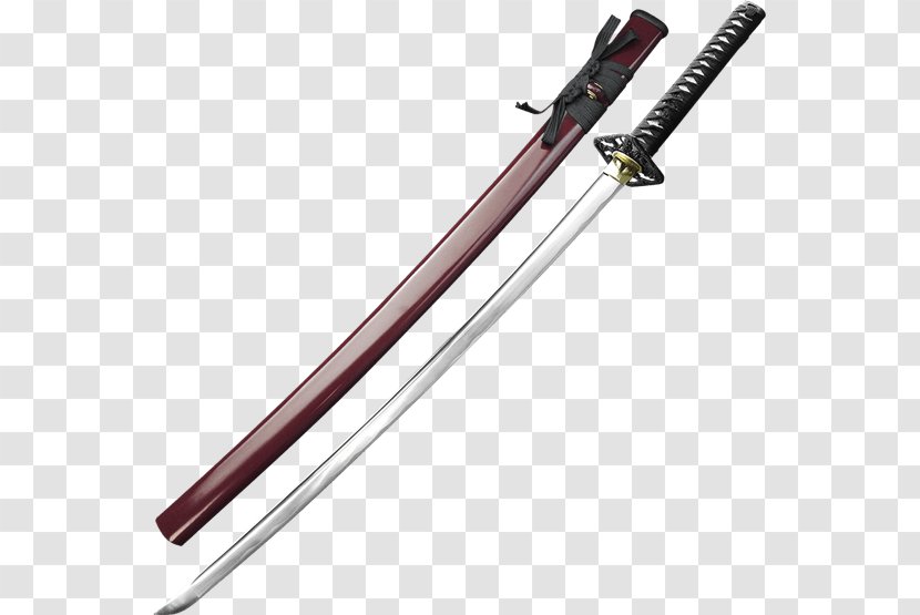 Sabre Weapon Sword Katana Scabbard - Japan Transparent PNG