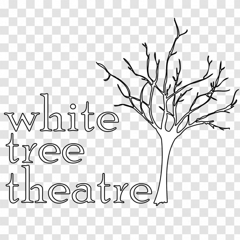 Theatre Tree Plant Stem Leaf Line Art Transparent PNG