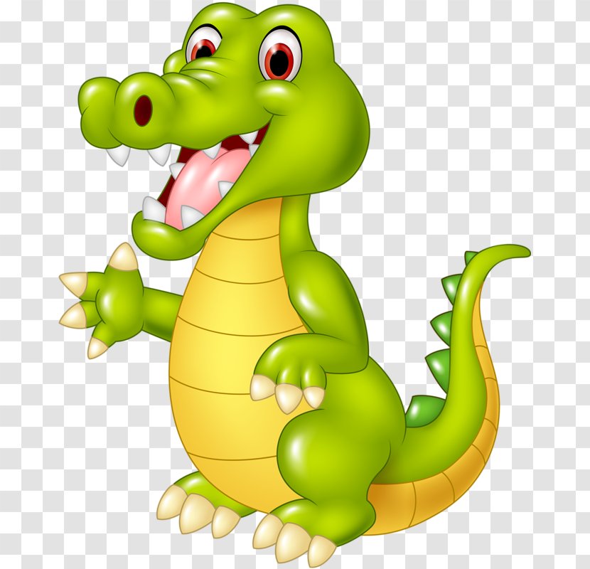 Crocodile Alligator Turtle Cartoon - Green Transparent PNG