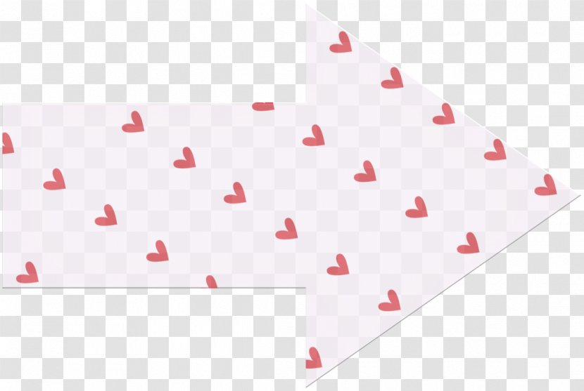 Heart Angle Pattern - Red - Pretty Creative Arrow Transparent PNG