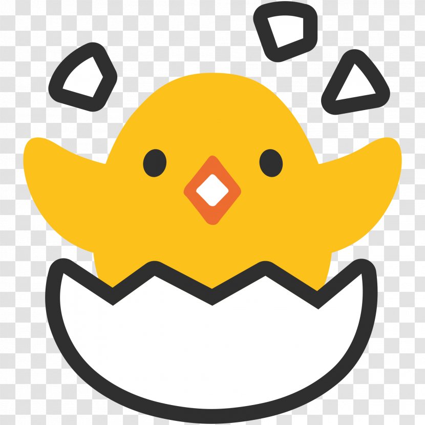 Chicken Emoji Text Messaging Mobile Phones Android - Yellow - Hand Transparent PNG