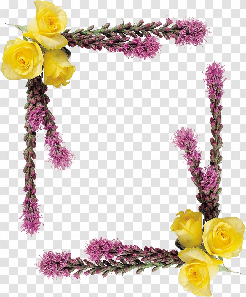 Flower Picture Frames Clip Art - Branch - Frame Transparent PNG