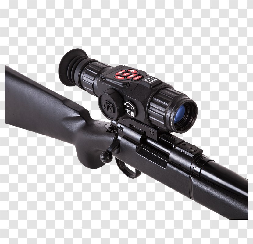 Telescopic Sight American Technologies Network Corporation Night Vision Device Thermal Weapon - Gun Barrel - Beretta Transparent PNG