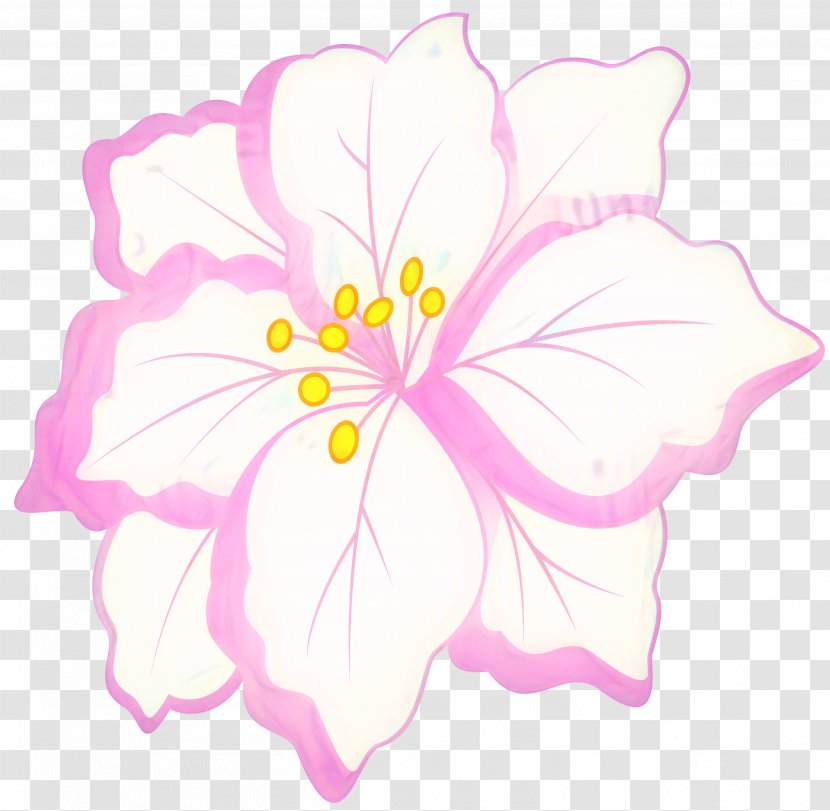 Floral Design Cut Flowers Mallows - Flower - M Group Transparent PNG