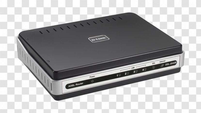 Router DSL Modem D-Link Cable Digital Subscriber Line - Ethernet Hub - Wire Transparent PNG