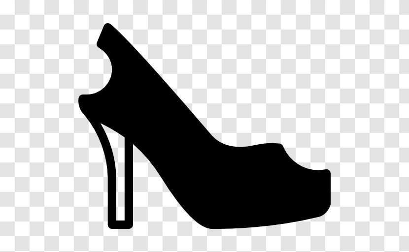 High-heeled Shoe Stock Photography - Stiletto Heel - Silhouette Transparent PNG