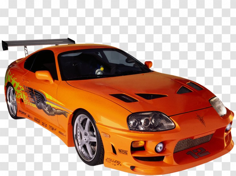 Car Toyota Supra The Fast And Furious Owen Shaw Action Film - Automotive Design - Nissan Transparent PNG