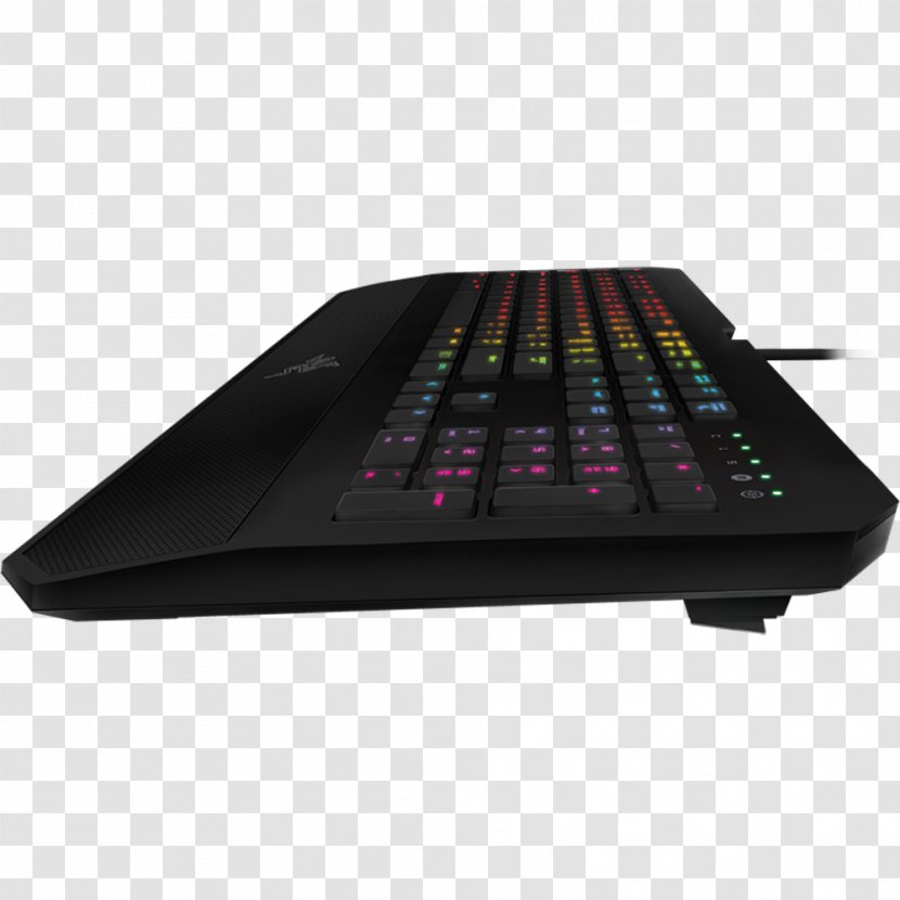 Computer Keyboard Razer DeathStalker Gaming Keypad Gamer Inc. - Electronics - Logo Transparent PNG