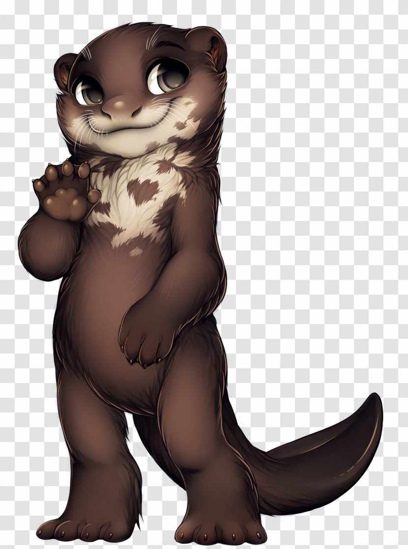Giant Otter Ferret Bear Wolverine - Vertebrate Transparent PNG